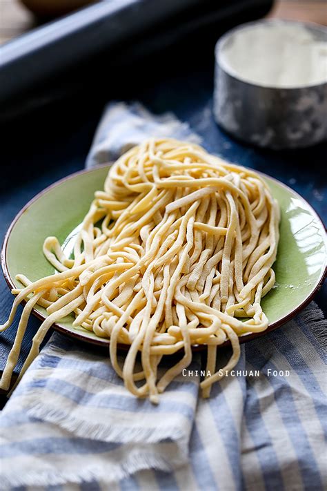 Chinese Egg Noodles- Handmade Version - China Sichuan Food