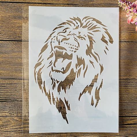 Lion Roar Stencil