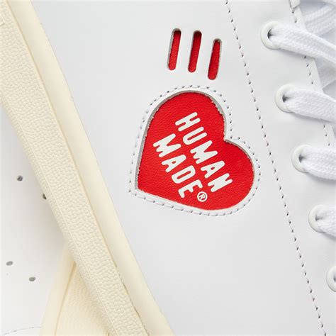 Adidas x Human Made Stan Smith White, Off White & Gold Met | END.