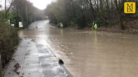 Water levels on the River Irwell expected to rise close to 'danger level' as heavy rainfall ...