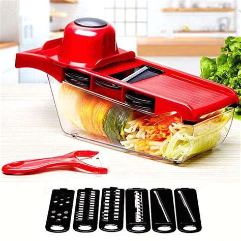 GOYQ Mandoline Slicer vegetable slicer Vegetable Fruit Cutter Peeler ...