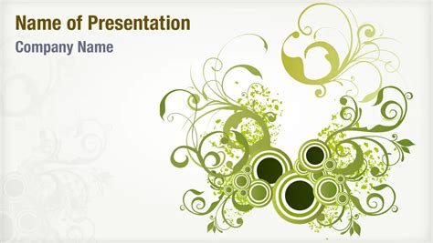 Floral Abstract PowerPoint Templates - Floral Abstract PowerPoint ...