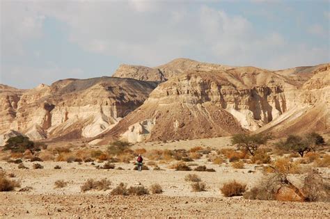 Hiking in Negev Desert, Israel. Stock Photo - Image of east, rough ...