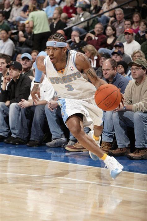 Allen Iverson, Denver Nuggets | Allen iverson, Nba pictures, Nba legends