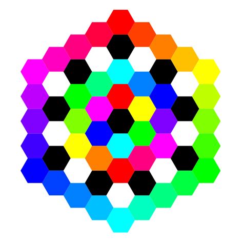 hexagon tessellation march 3 by 10binary on DeviantArt