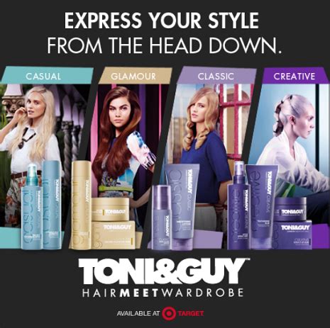 Toni & Guy Hair Meet Wardrobe Products Available at Target #spon - AddictedToSaving.com