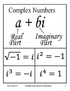 Imaginary Complex Numbers Practice Worksheet Answers - Thekidsworksheet