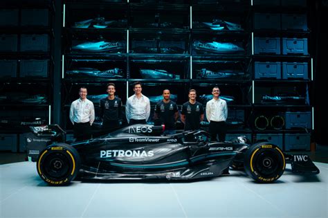 Mercedes unveil dashing black livery for the new W14 ahead of the upcoming 2023 Formula 1 season ...