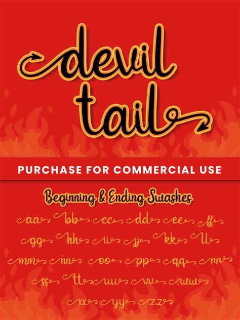 Devil Tail Font FREE Download & Similar Fonts | FontGet