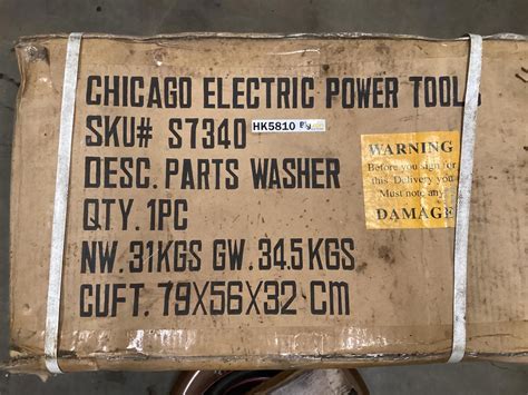 Chicago Electric Parts Washer & 55 Gallon Drum Pump BigIron Auctions