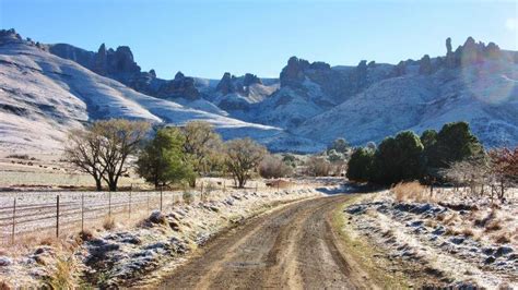 Snow around South Africa... Winter is officially here!