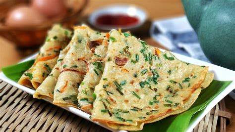 Traditional Chives Chinese Pancake - My Lovely Recipes