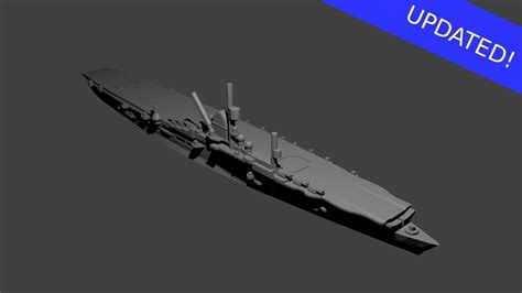 German Graf Zeppelin Class Aircraft Carrier 3D model 3D printable ...