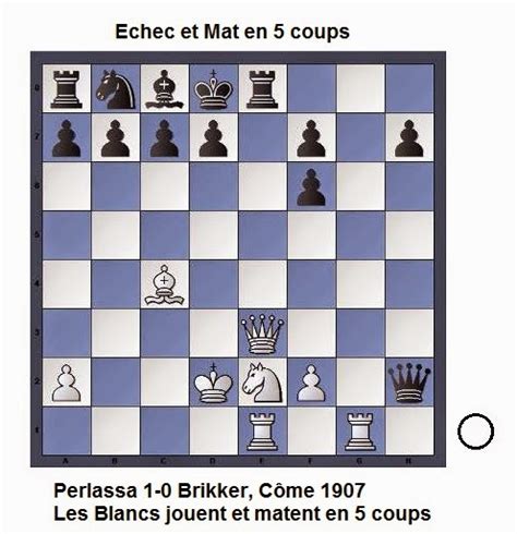 News sur les échecs | Jouer aux échecs en ligne: Echec & Mat en 5 coups - Niveau Moyen