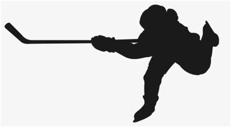 Kids Playing Hockey Clipart Silhouette