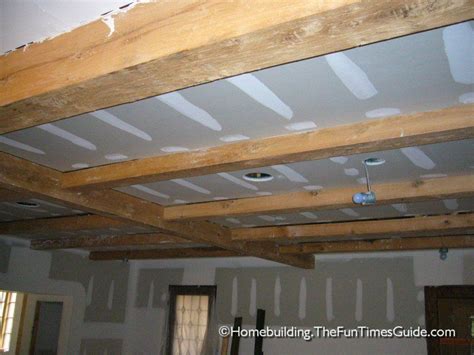 Framing A Basement Ceiling For Drywall - Exposed Beam Ceiling | Basement remodeling, Framing a ...