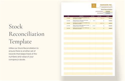 Reconciliation Google Sheet Templates - Free, Download | Template.net