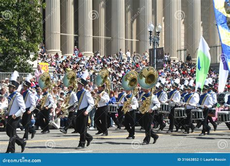 Marching Band Tubas in Parade Editorial Photography - Image of watching ...