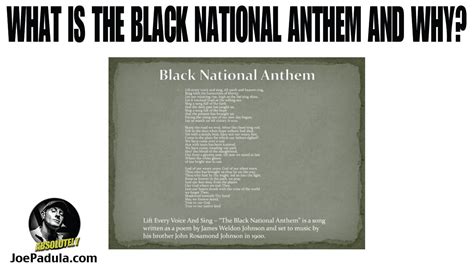 Black National Anthem Lyrics Printable