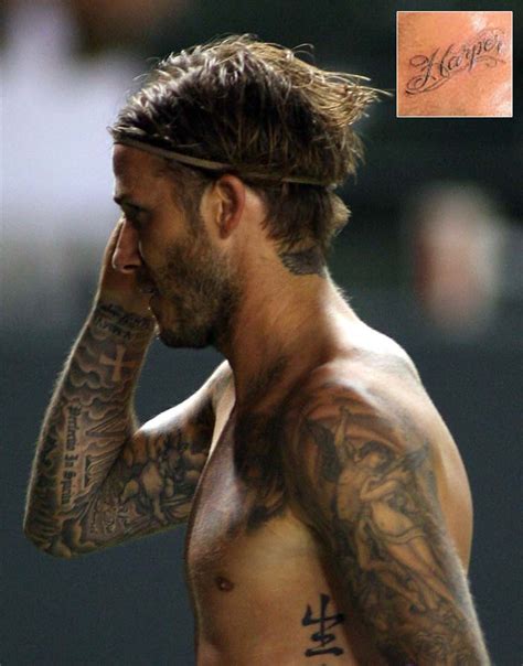 Devyy Tattoo Celebrity: Star Football David Beckham Tattoos