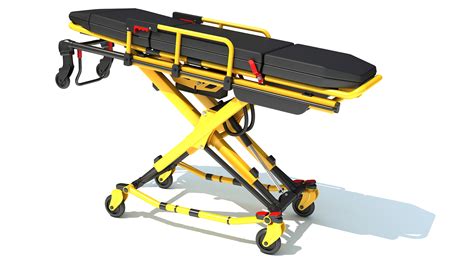 3D model stretcher ambulance gurney - TurboSquid 1687736