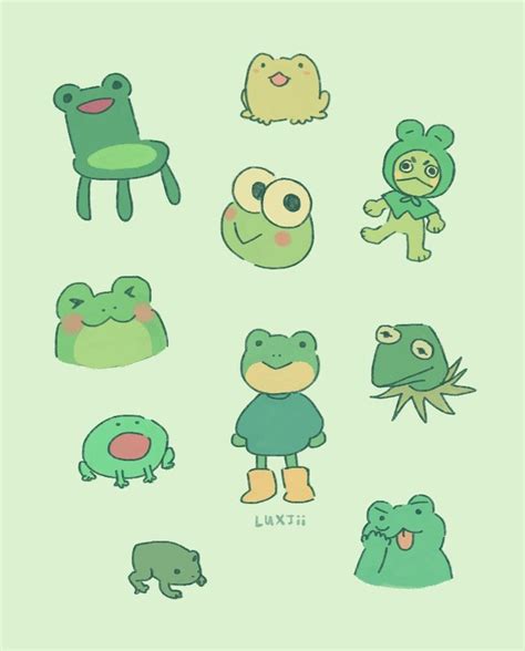 Twitter in 2021 | Frog art, Frog drawing, Cute frogs