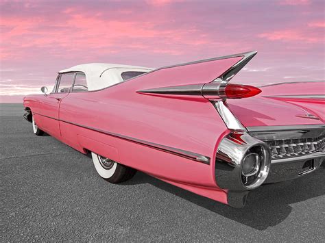 Pink Cadillac Sunset By Gill Billington | ubicaciondepersonas.cdmx.gob.mx