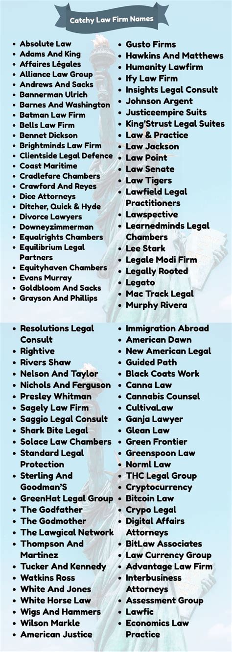 400+ Catchy Law Firm Names for Your Startup