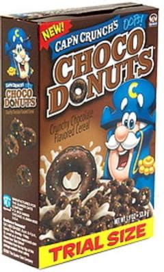 Cap'n Crunch Choco Donuts,Trial Size Cereal - 1.9 oz, Nutrition ...