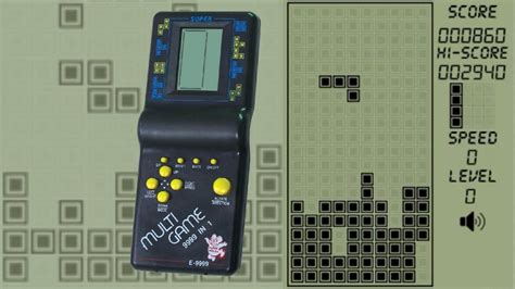 Tetris classic - Brick Game 9999 in 1 - Childhood game - YouTube