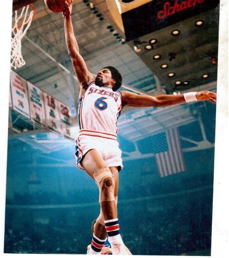 Julius Erving W Dunk Philadelphia 76ers 8X10 Color Basketball Memorabilia Photo - Photos