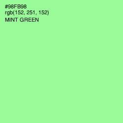 #98FB98 Hex Code | AppleColors #Mint Green #670467 | Logo color, Hex color codes, Color coding