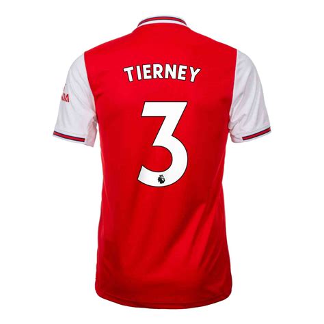 2019/20 adidas Kieran Tierney Arsenal Home Jersey - SoccerPro