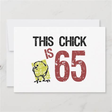 Women's Funny 65th Birthday Card | Zazzle.com