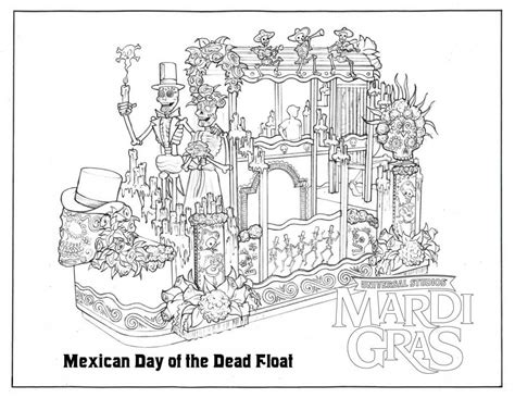 Free Printable Mardi Gras Coloring Pages