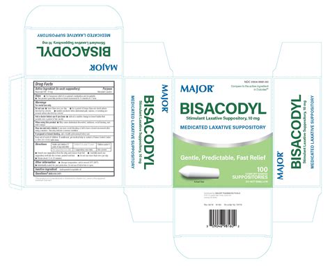 NDC 0904-6981 Leader Gentle Laxative Suppository Rectal Label ...