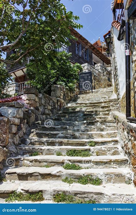 SOZOPOL, BULGARIA - JULY 16, 2016: Old Town of Sozopol, Burgas Region ...