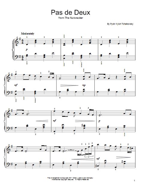 Pas de deux | Sheet Music Direct