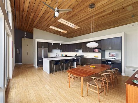 Kitchens with Wooden Ceiling: Adding Warmth and Elegance in Style | Decoist