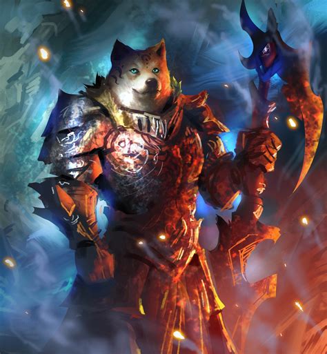 warrior, Doge, Fantasy art, Sword, Armor, Shiba Inu Wallpapers HD / Desktop and Mobile Backgrounds