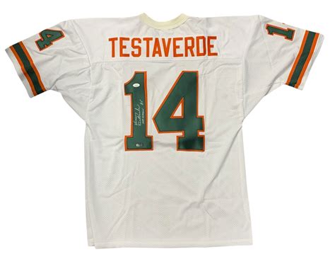 Lot Detail - The U Heisman Winners Lot of Two (2) Signed Jerseys w/ Torretta & Testaverde (JSA)