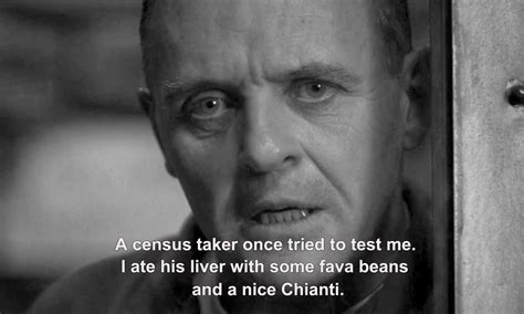 Silence Of The Lambs Quotes Fava Beans. QuotesGram | Hannibal Lecter ...