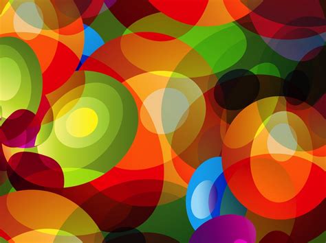 Colorful Circles Background Vector Art & Graphics | freevector.com