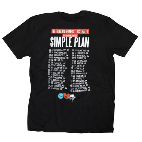 Simple Plan - Icon Tour T-Shirt