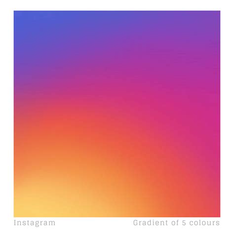 Instagram Logo Color Palette