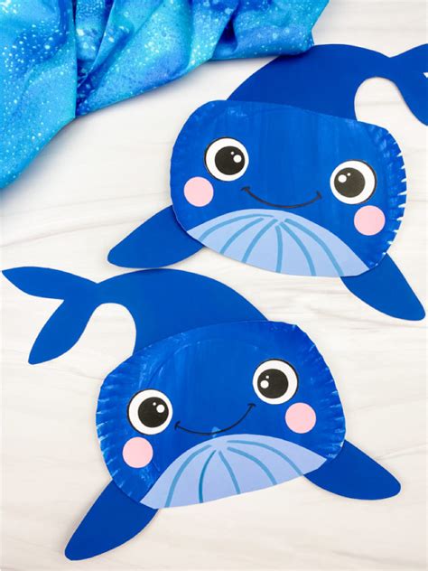 12 Fun Whale Crafts For Kids [With Free Templates]