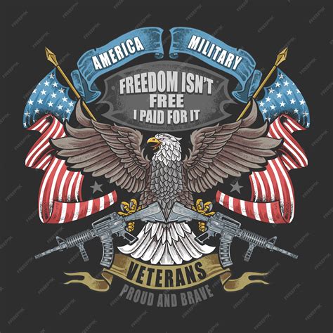 Premium Vector | AMERICA EAGLE USA FLAG ARTWORK FOR VETERANS DAY, MEMORIAL DAY, AND INDEPENDENCE ...