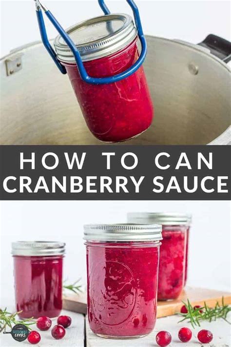 Canning Cranberry Sauce - Sustainable Cooks