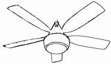 Ceiling Fan Coloring Page sketch template