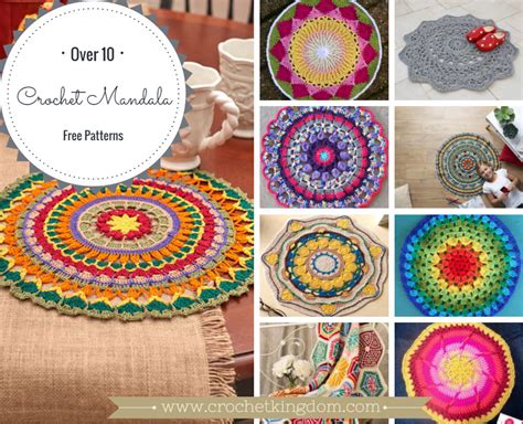 10+ Free Crochet Mandala Patterns ⋆ Crochet Kingdom